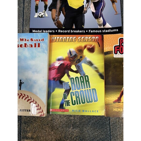 Lot Of 4 Sports Books! Power Forward, Roar Of The Crowd, Boy Who Saved Baseball! - Picture 4 of 7